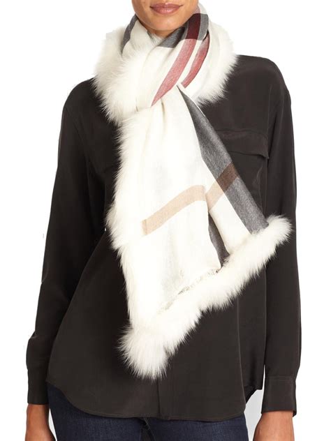 burberry shearling scarf|burberry scarf for women.